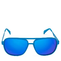 Blue Metal Sunglasses