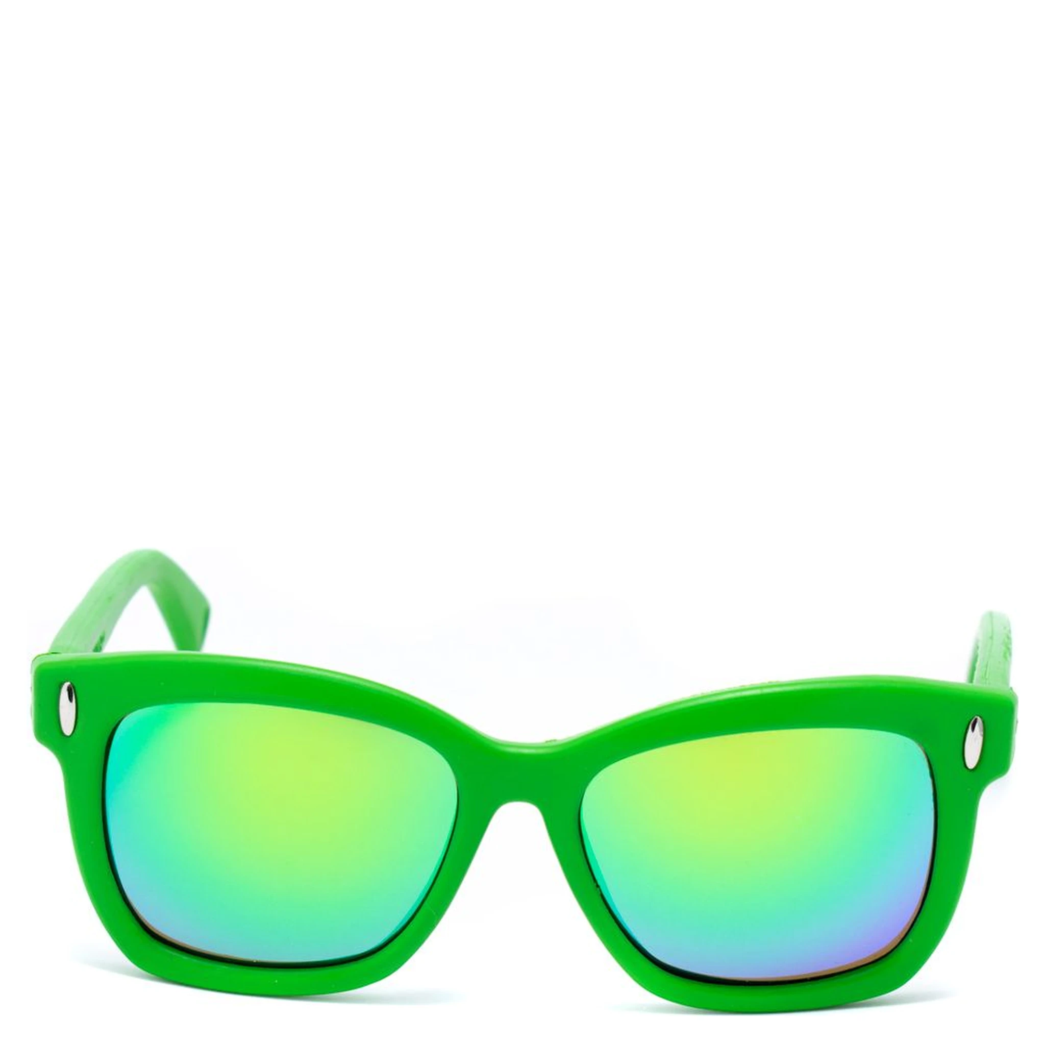 Green Rubber Sunglasses