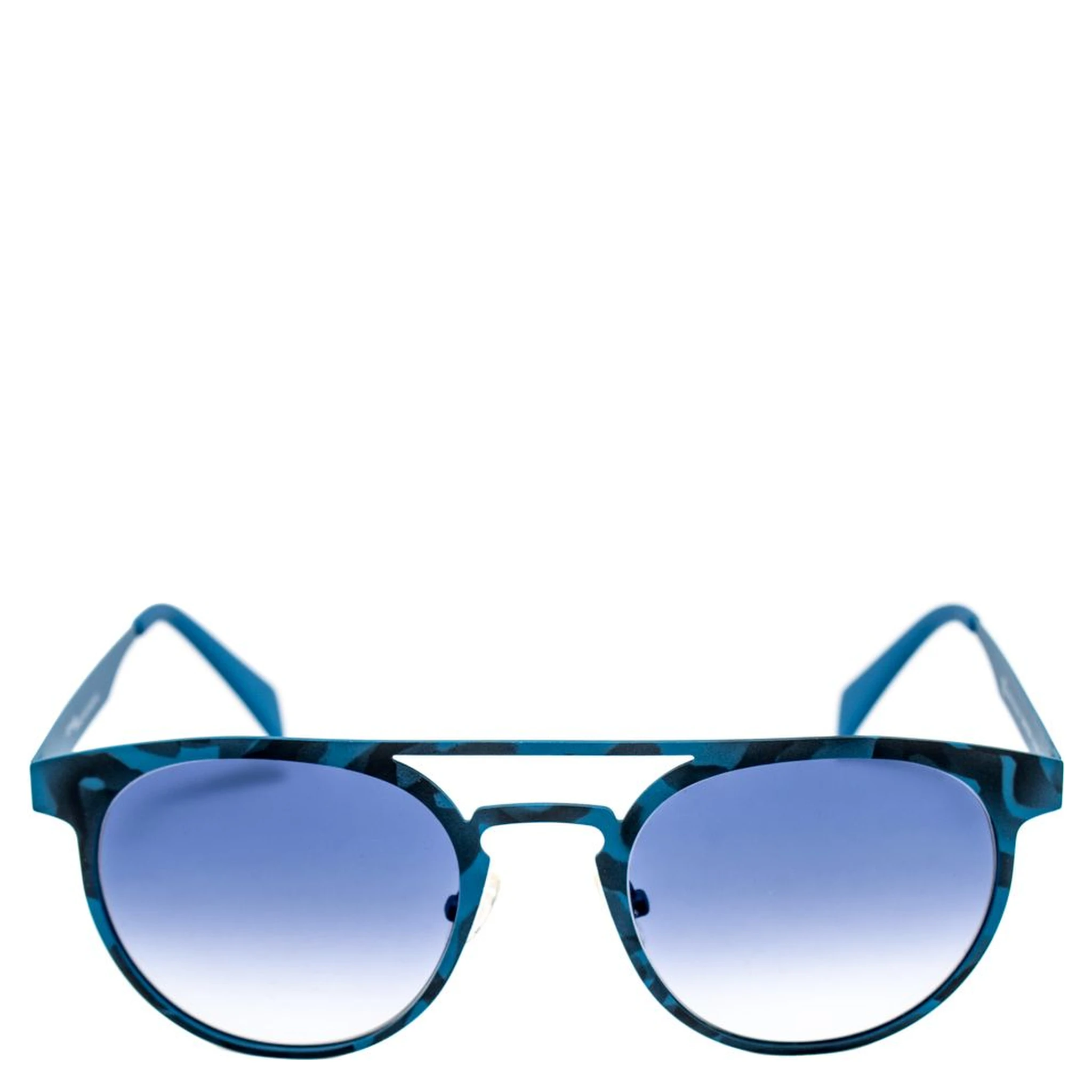 نظارات شمسية معدنية زرقاء