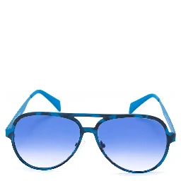 Blue Metal Sunglasses