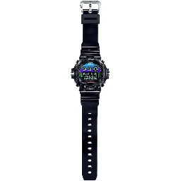Black Resin Sport Watch