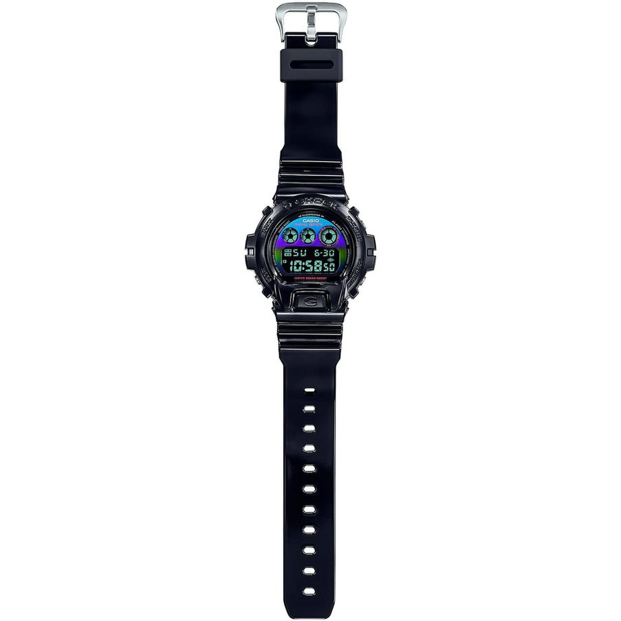 Black Resin Sport Watch