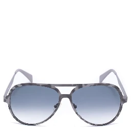 Gray Metal Sunglasses