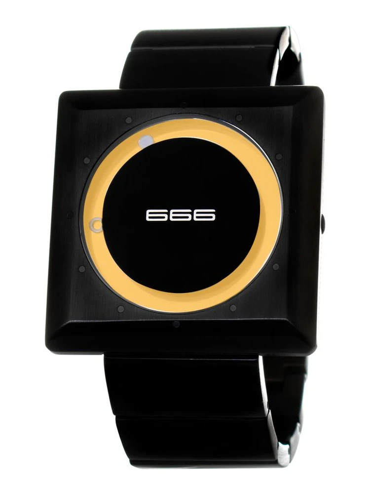 Black Stainless Steel Dress Watch