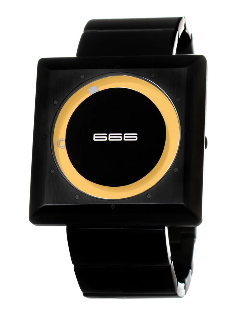 Black Stainless Steel Dress Watch