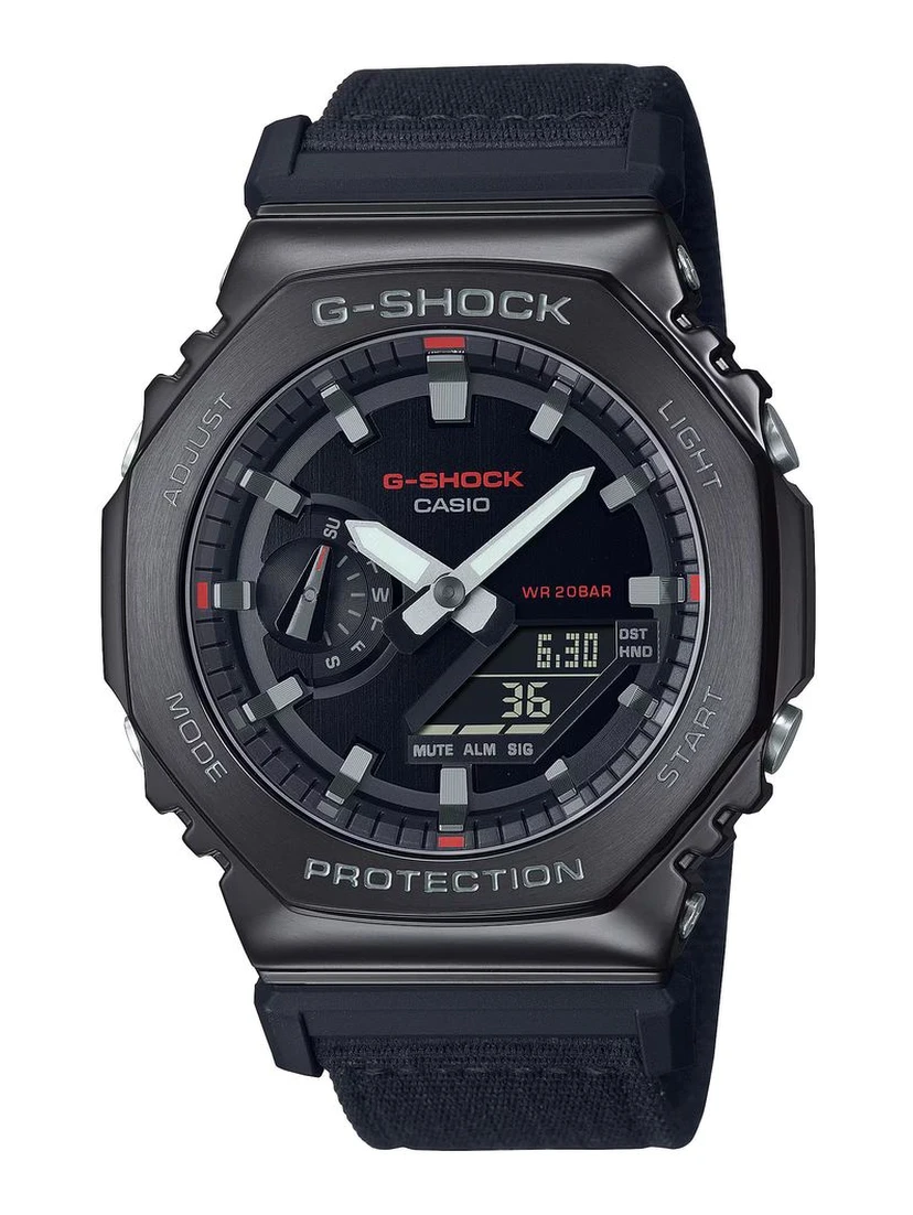 Black Fabric Sport Watch