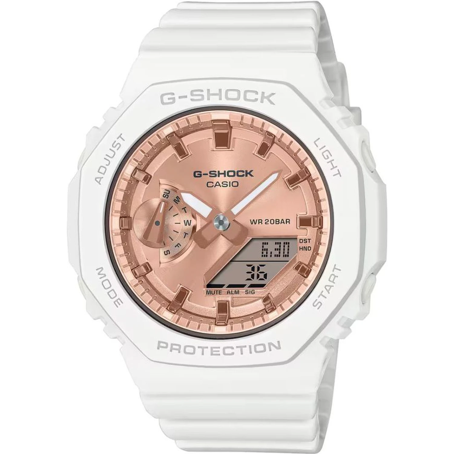 White Resin Sport Watch