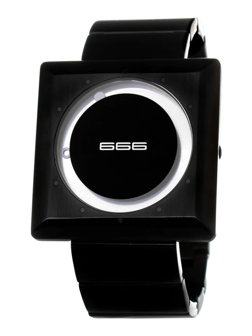 Black Stainless Steel Dress Watch