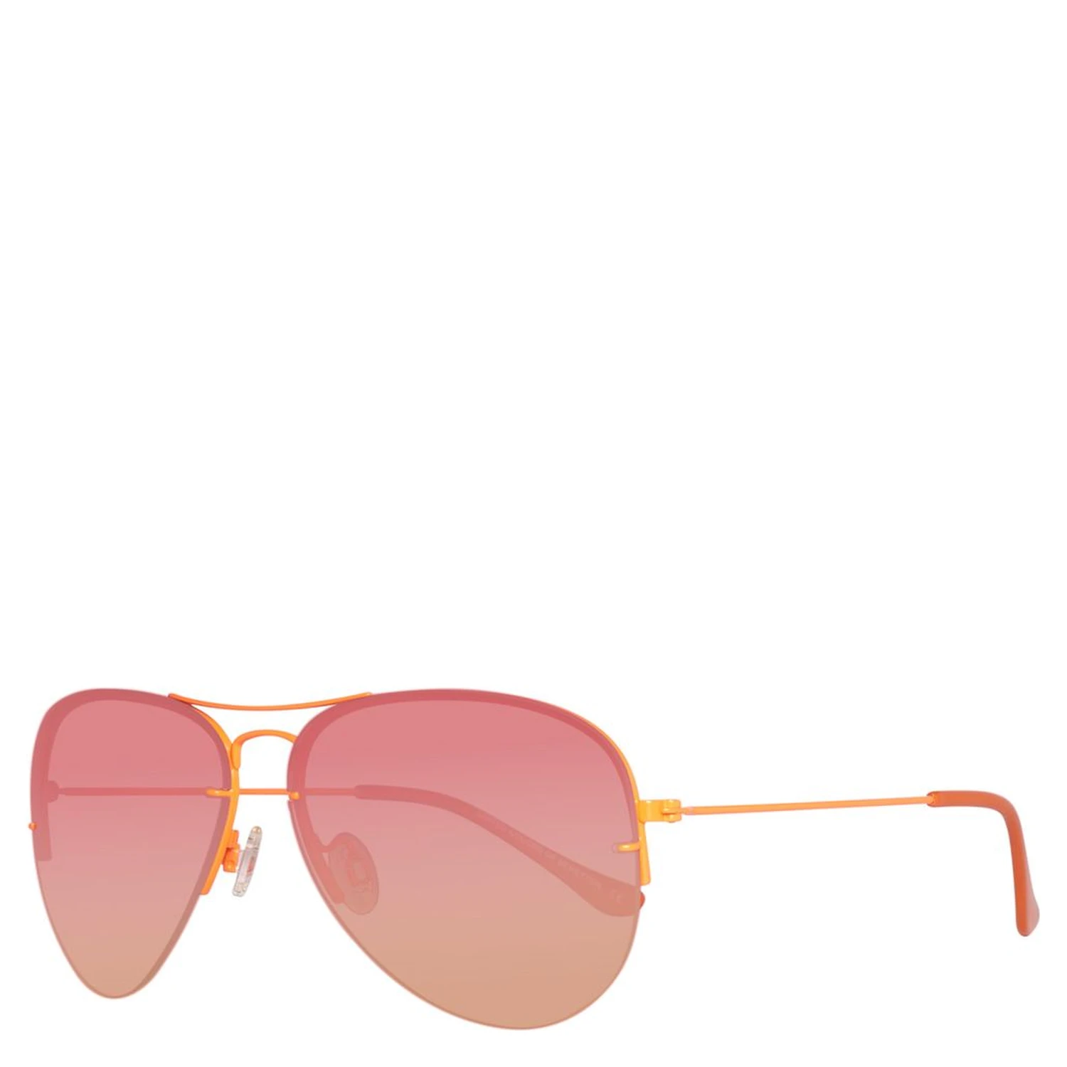 Orange Metal Sunglasses