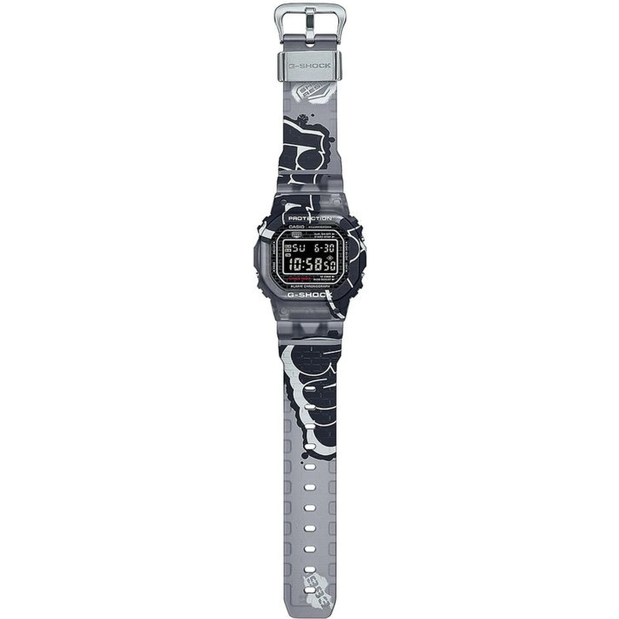 Gray Resin Digital Watch