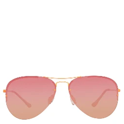 Orange Metal Sunglasses
