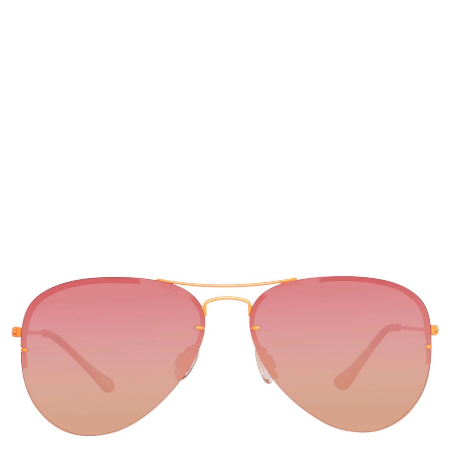 Orange Metal Sunglasses