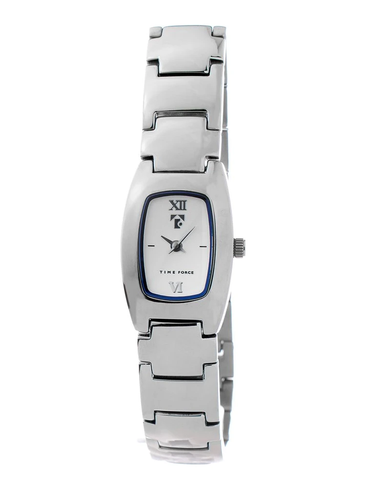 ساعة يد رسمية من الفولاذ المقاوم للصدأ الفضي