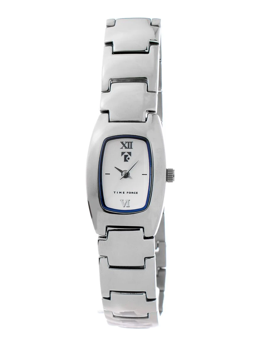 ساعة يد رسمية من الفولاذ المقاوم للصدأ الفضي