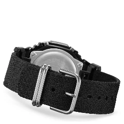 Black Fabric Sport Watch