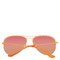 Orange Metal Sunglasses