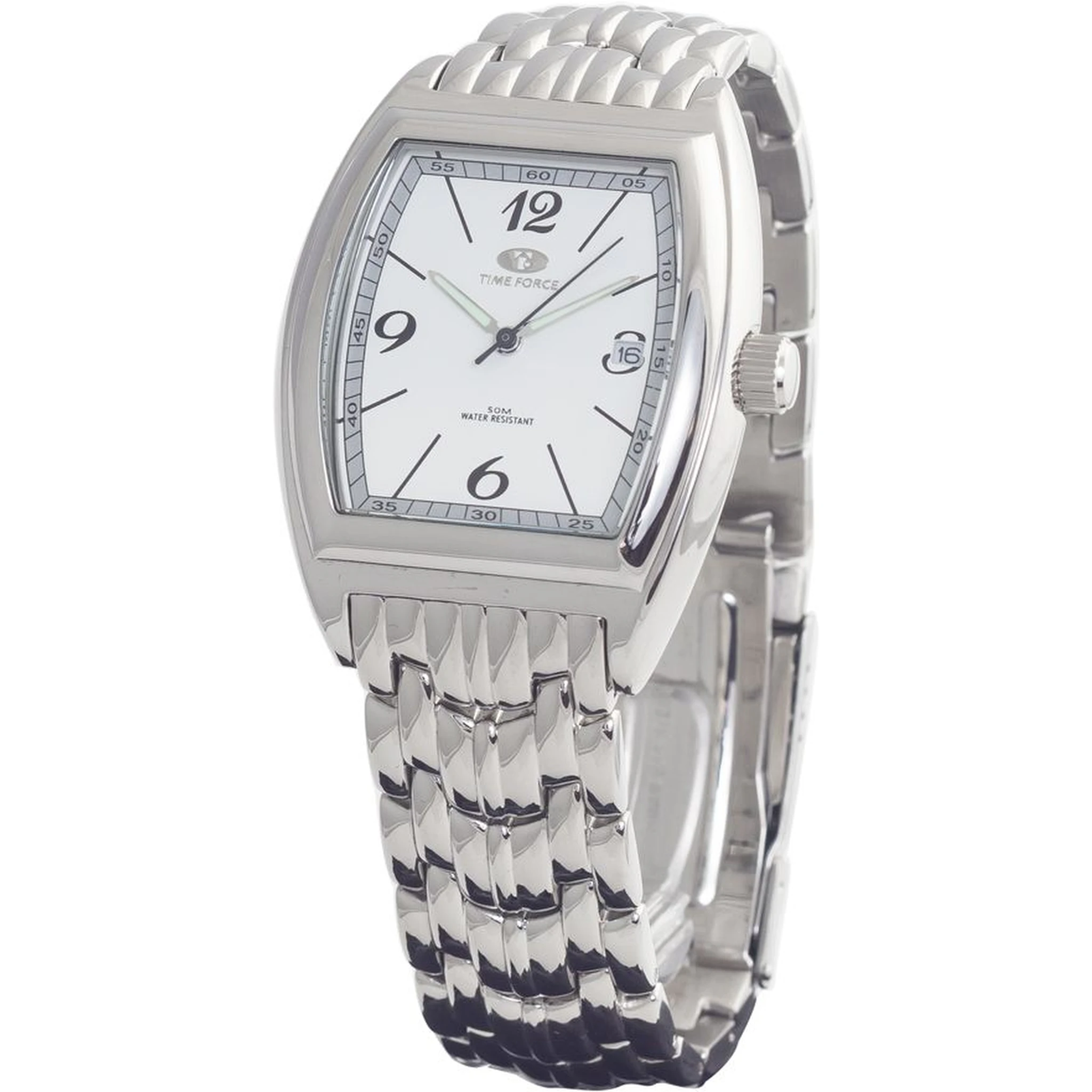 Silver Stainless Steel Dress Watch