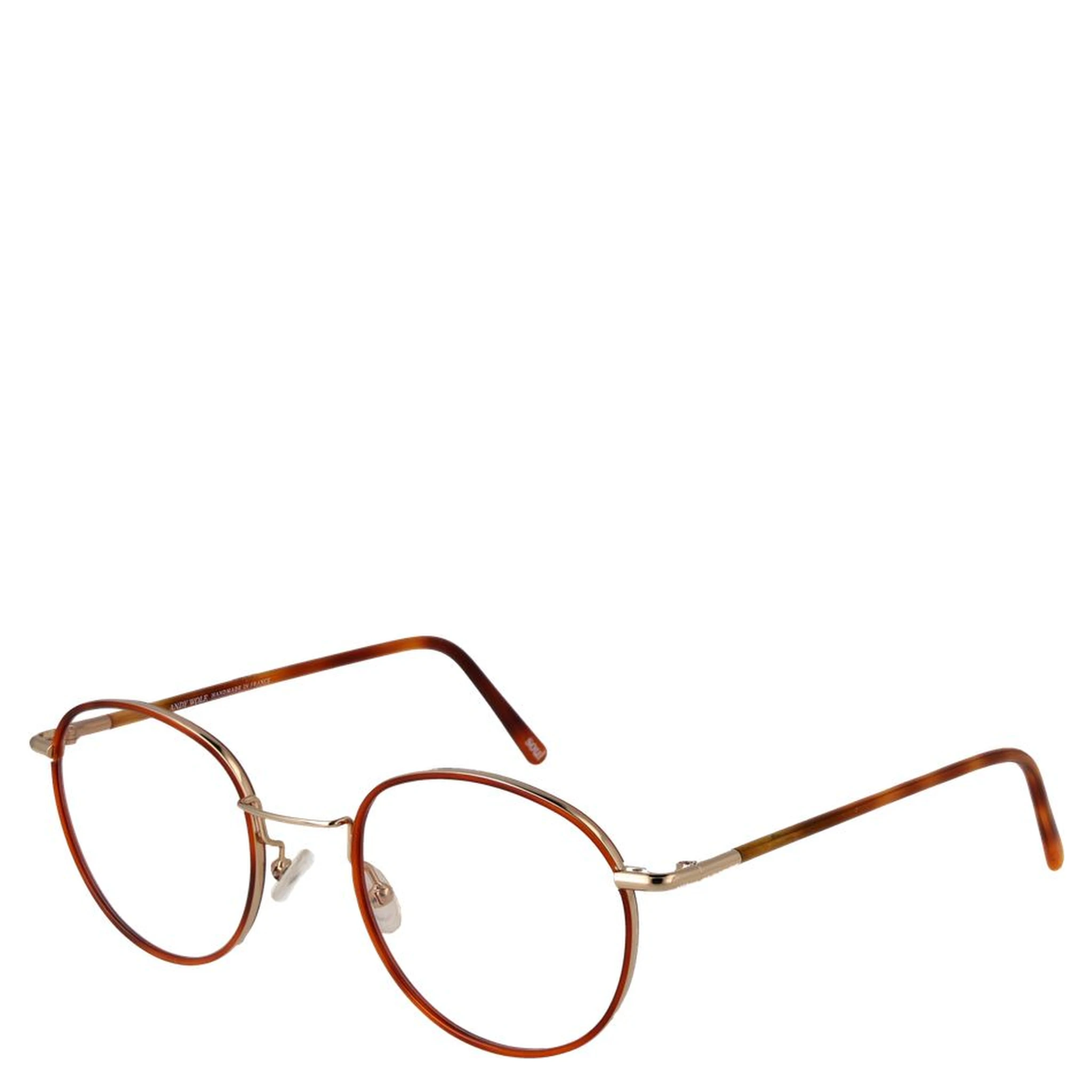 Orange Metal Glasses (Frames)