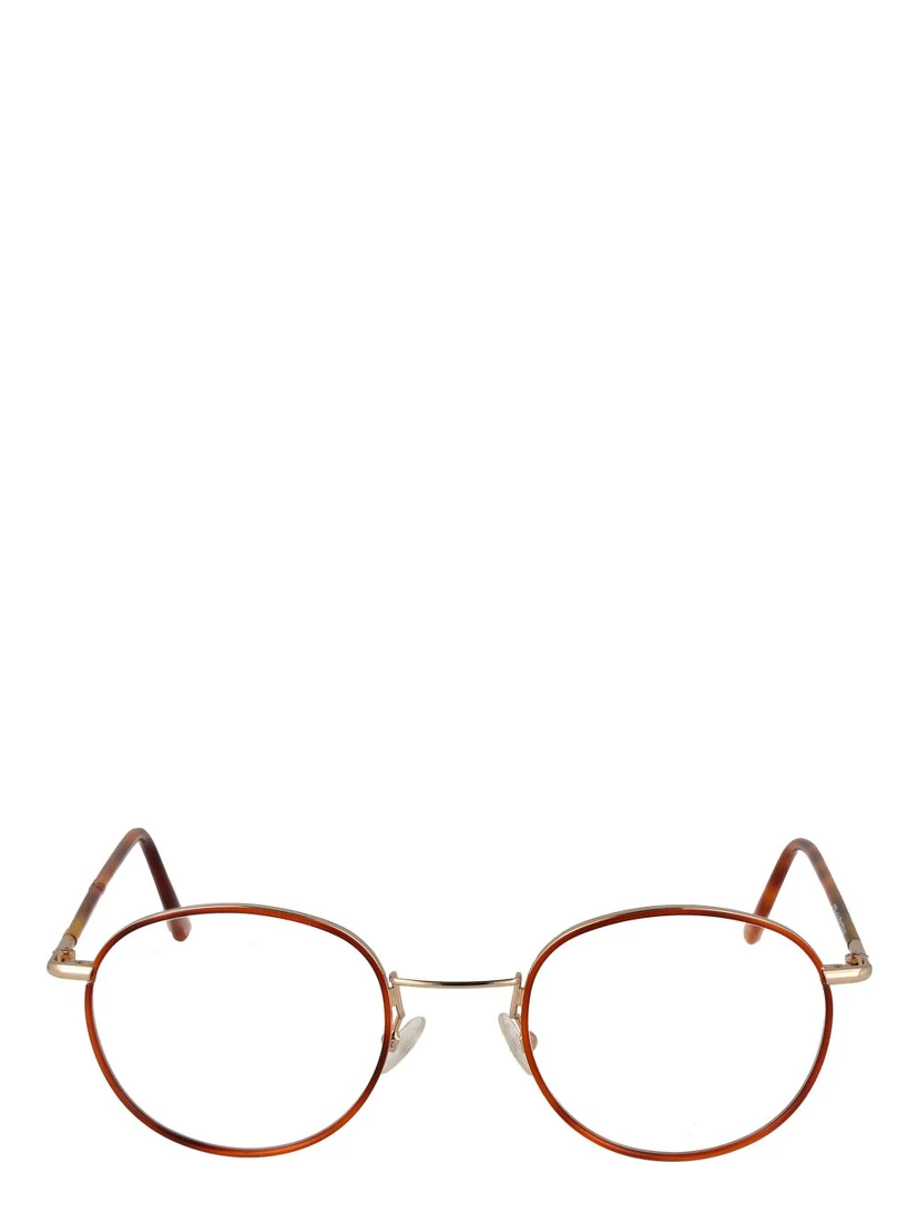 Orange Metal Glasses (Frames)