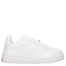 White Leather Low Top Sneakers