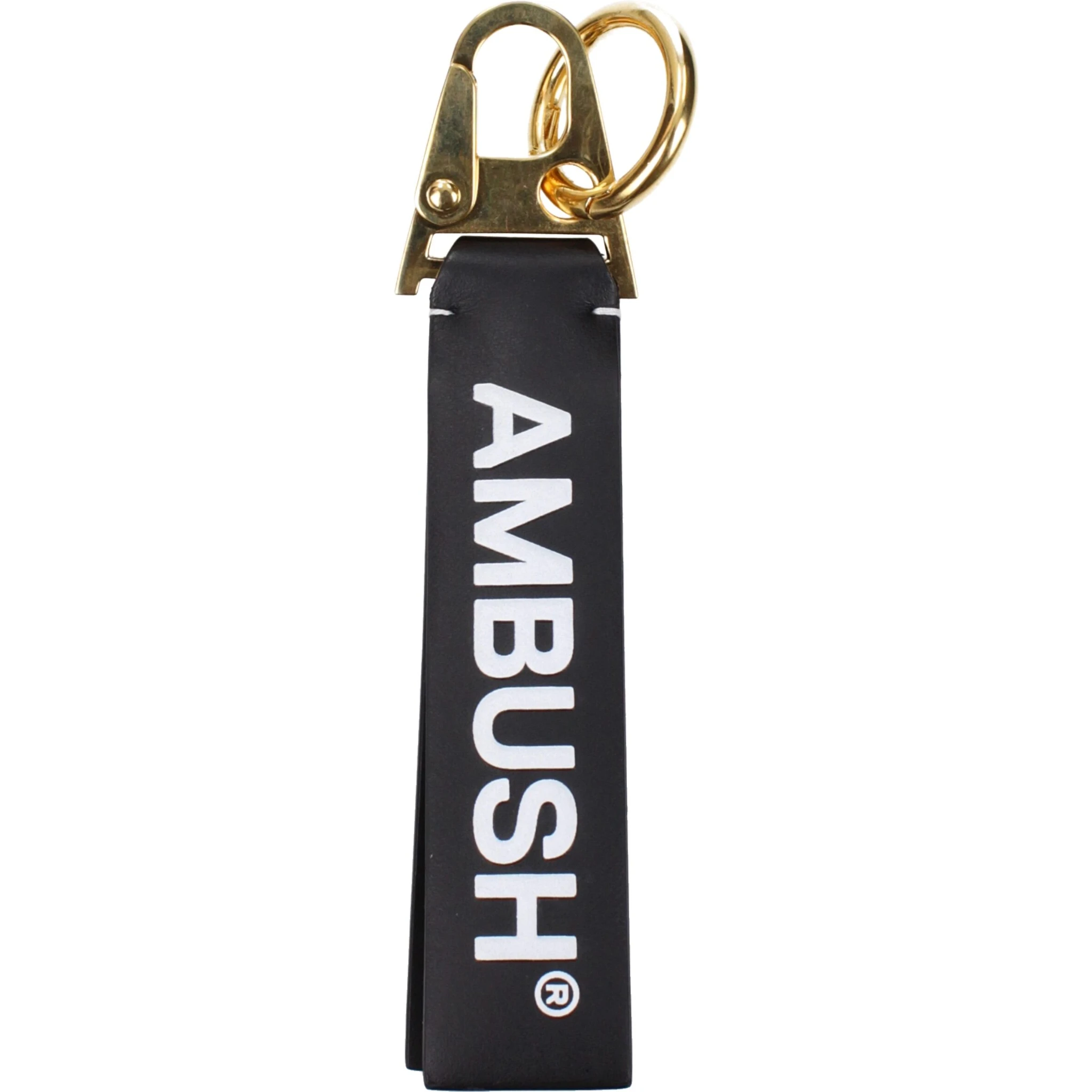 Black Leather Keychain