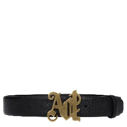 Black Leather Regular Belt