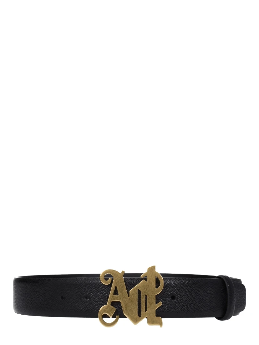 Black Leather Regular Belt