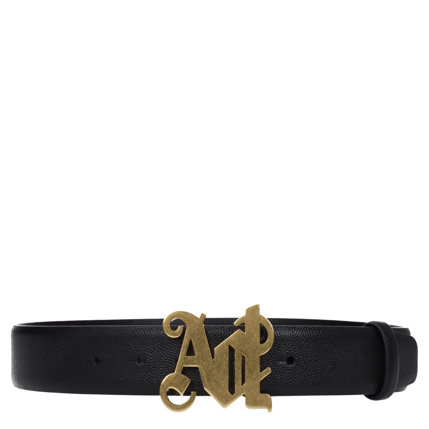 Black Leather Regular Belt
