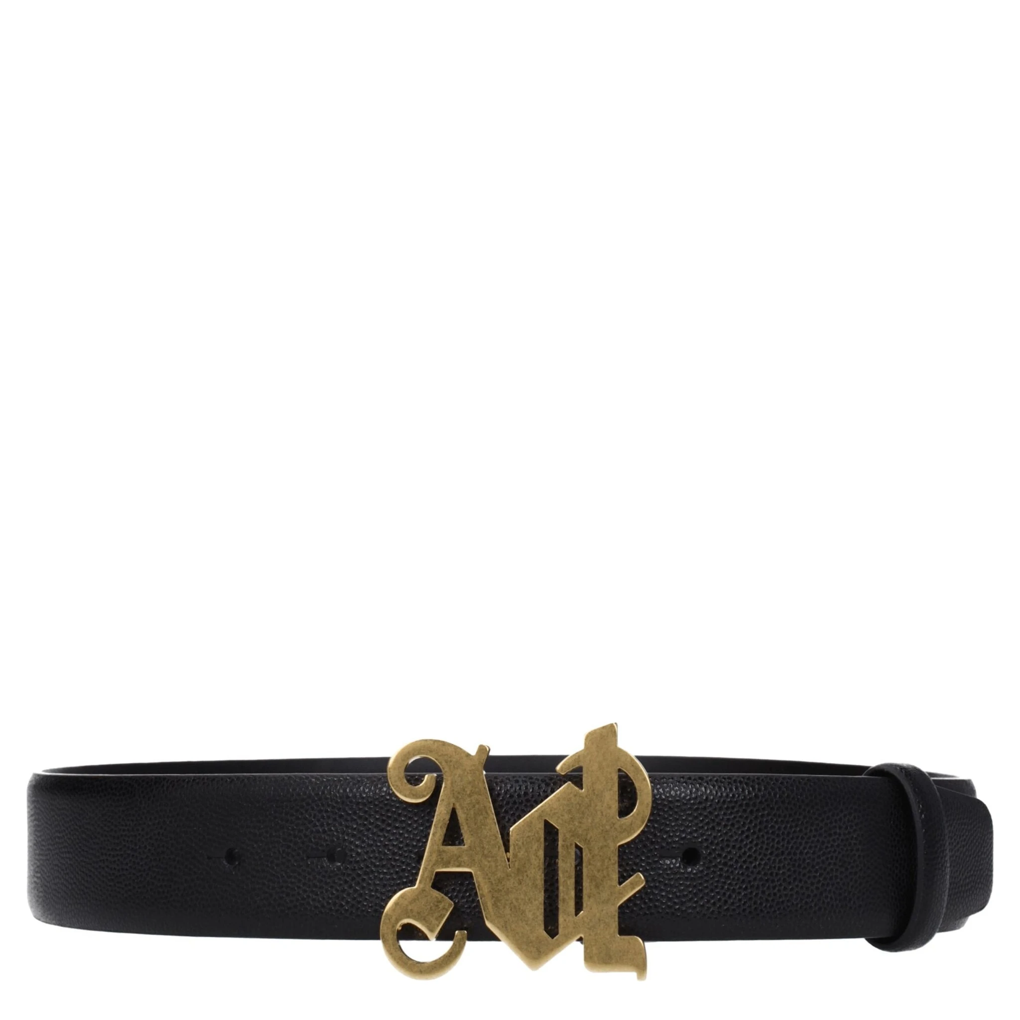 Black Leather Regular Belt