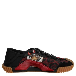 Black Logo Low Top NS1 Men Sneakers