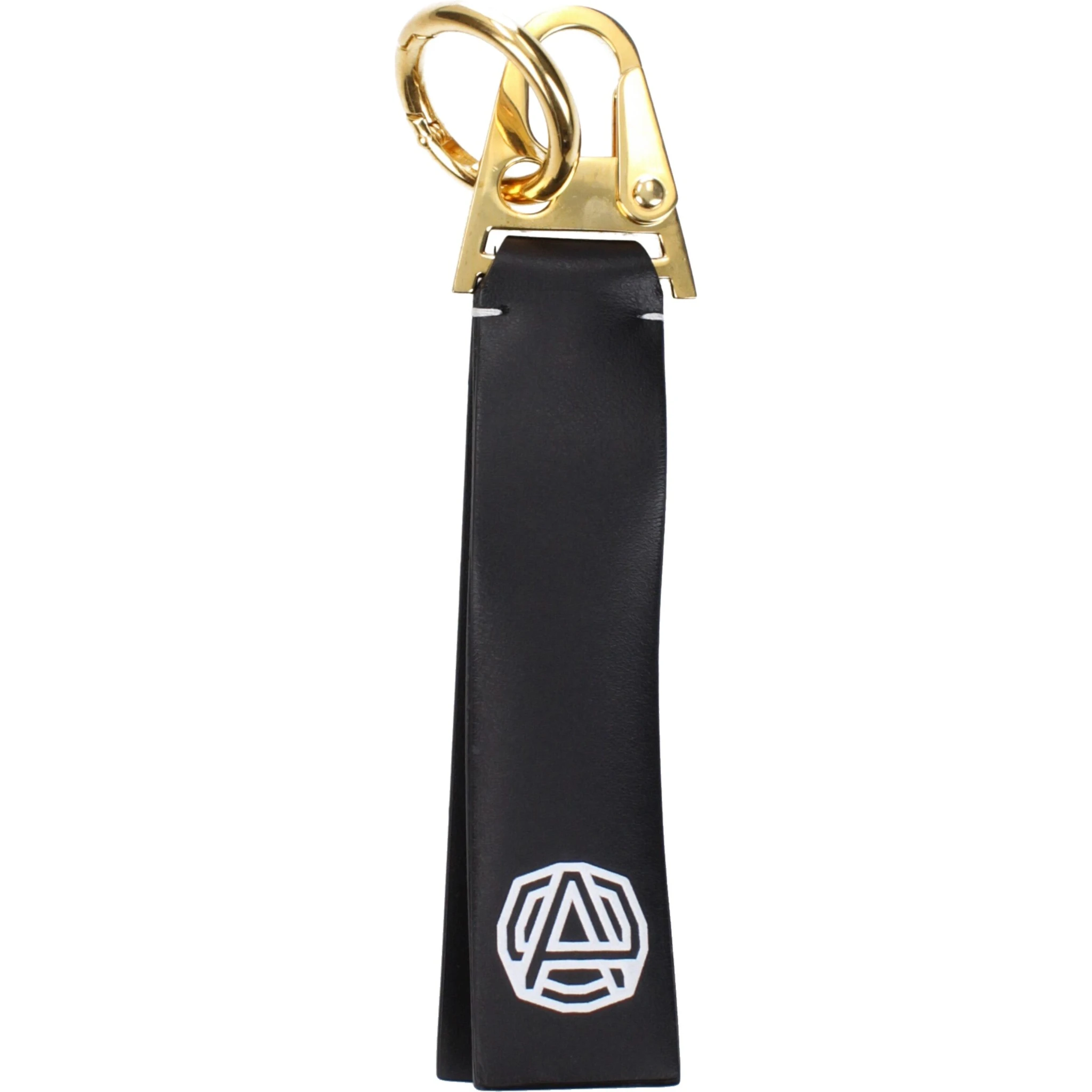 Black Leather Keychain