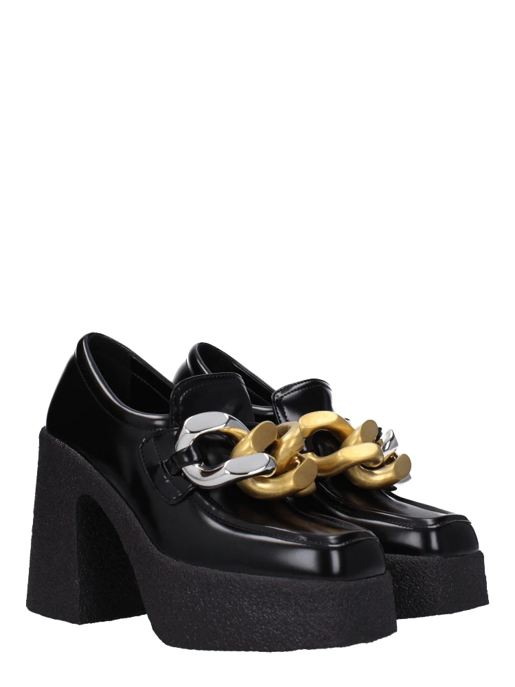 Black Leather Platform Loafers alternative