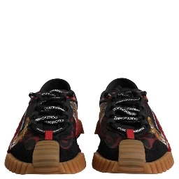 Black Logo Low Top NS1 Men Sneakers