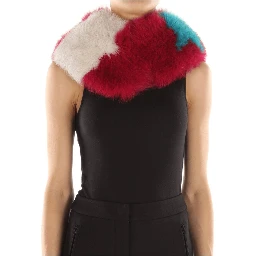 Pink Fur Foulard