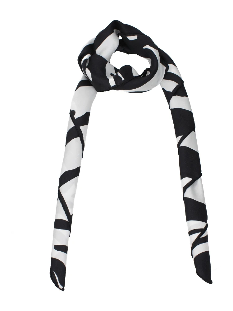Black Silk Foulard