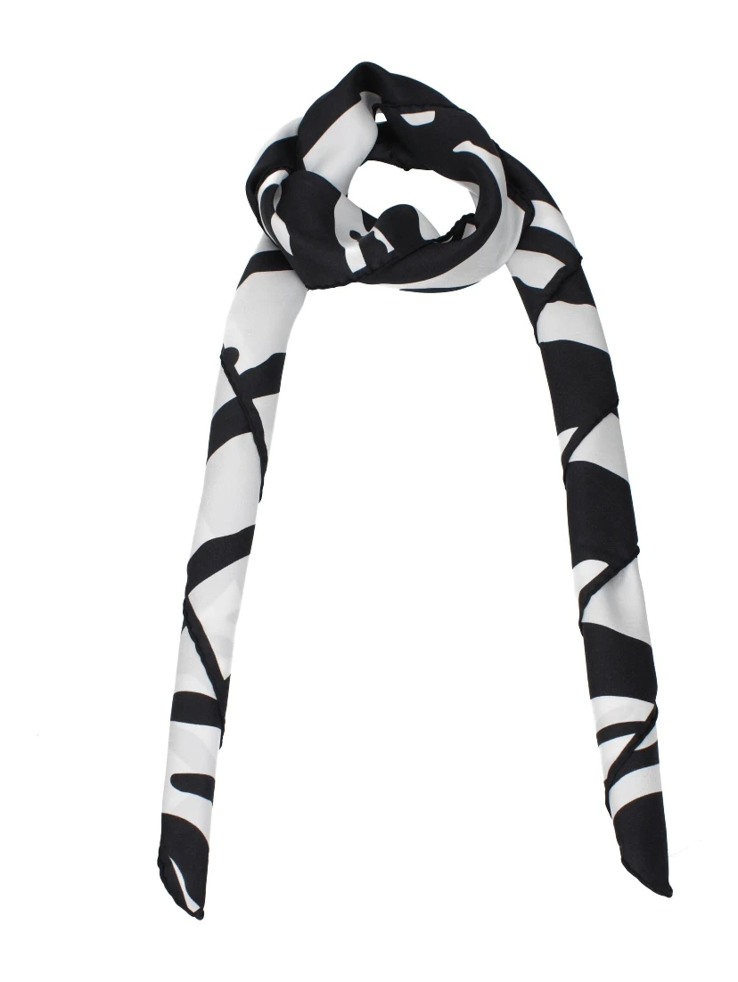 Black Silk Foulard