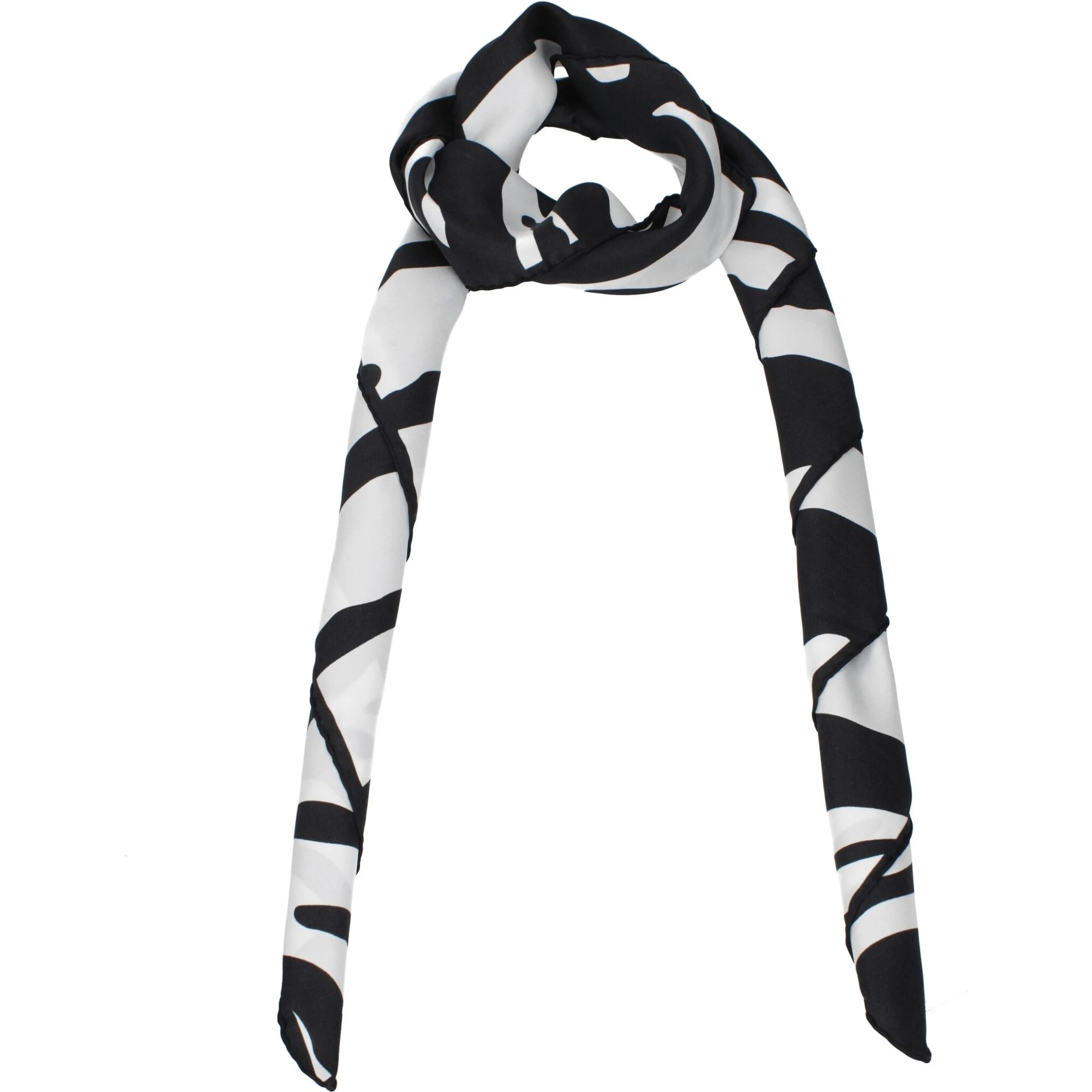 Black Silk Foulard