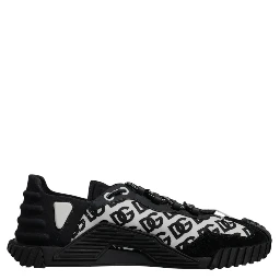 Black Logo Lace Up Low Top NS1 Sneakers