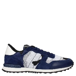 Gray Fabric Athletic Sneakers