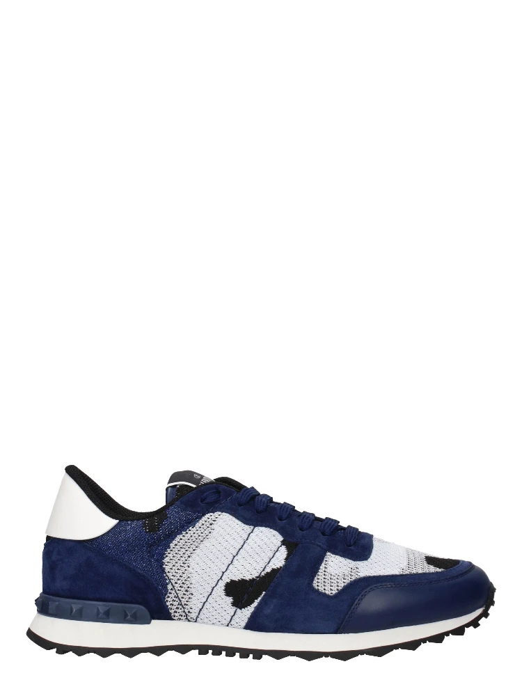 Gray Fabric Athletic Sneakers