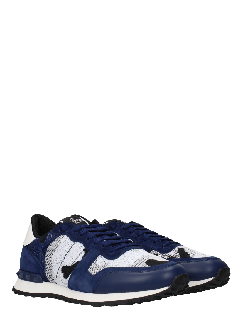 Gray Fabric Athletic Sneakers