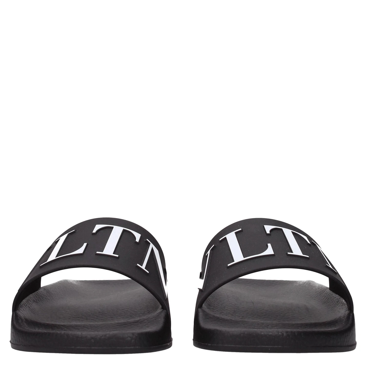 Black Cotton Slippers