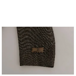 Brown Single Breasted Wool Suit