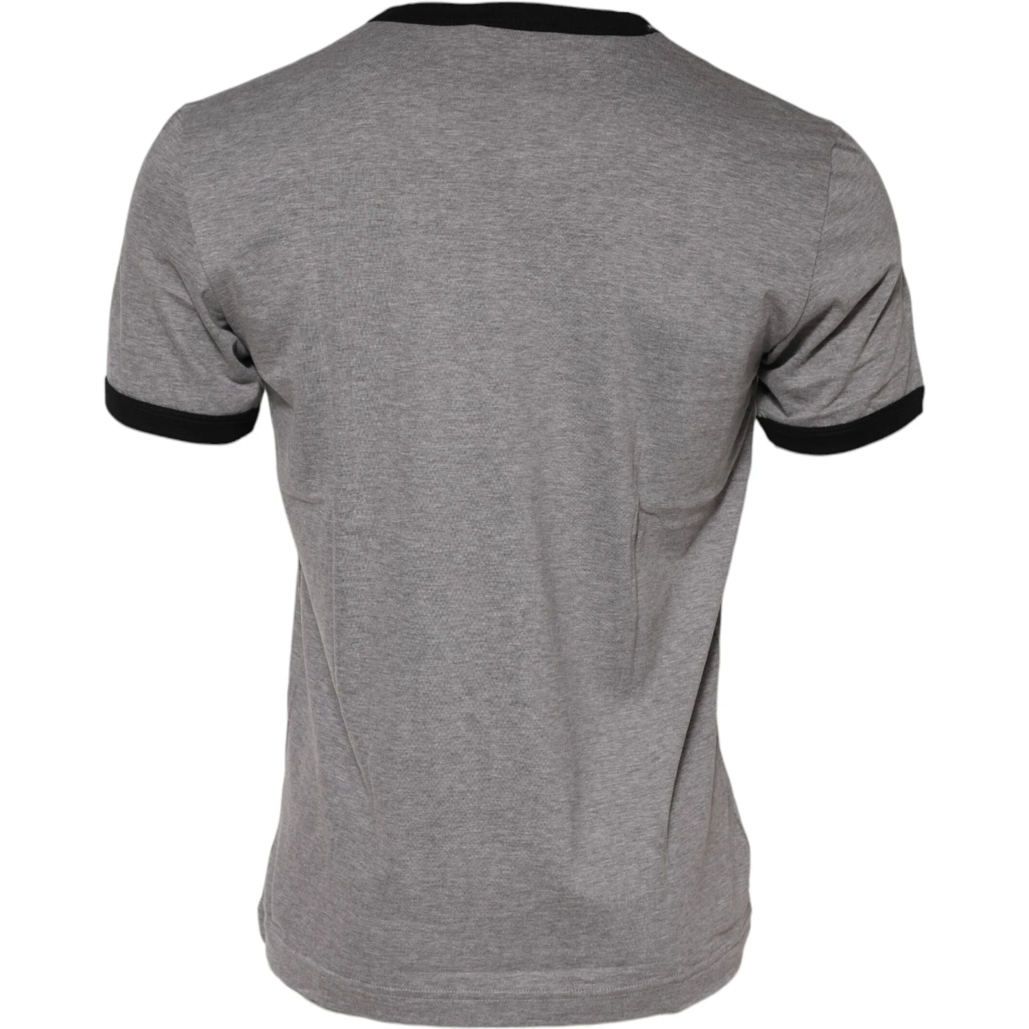 Gray Sacred Heart Cotton Crew Neck T-shirt