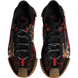 Black Logo Low Top NS1 Men Sneakers