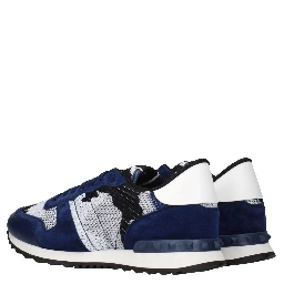 Gray Fabric Athletic Sneakers