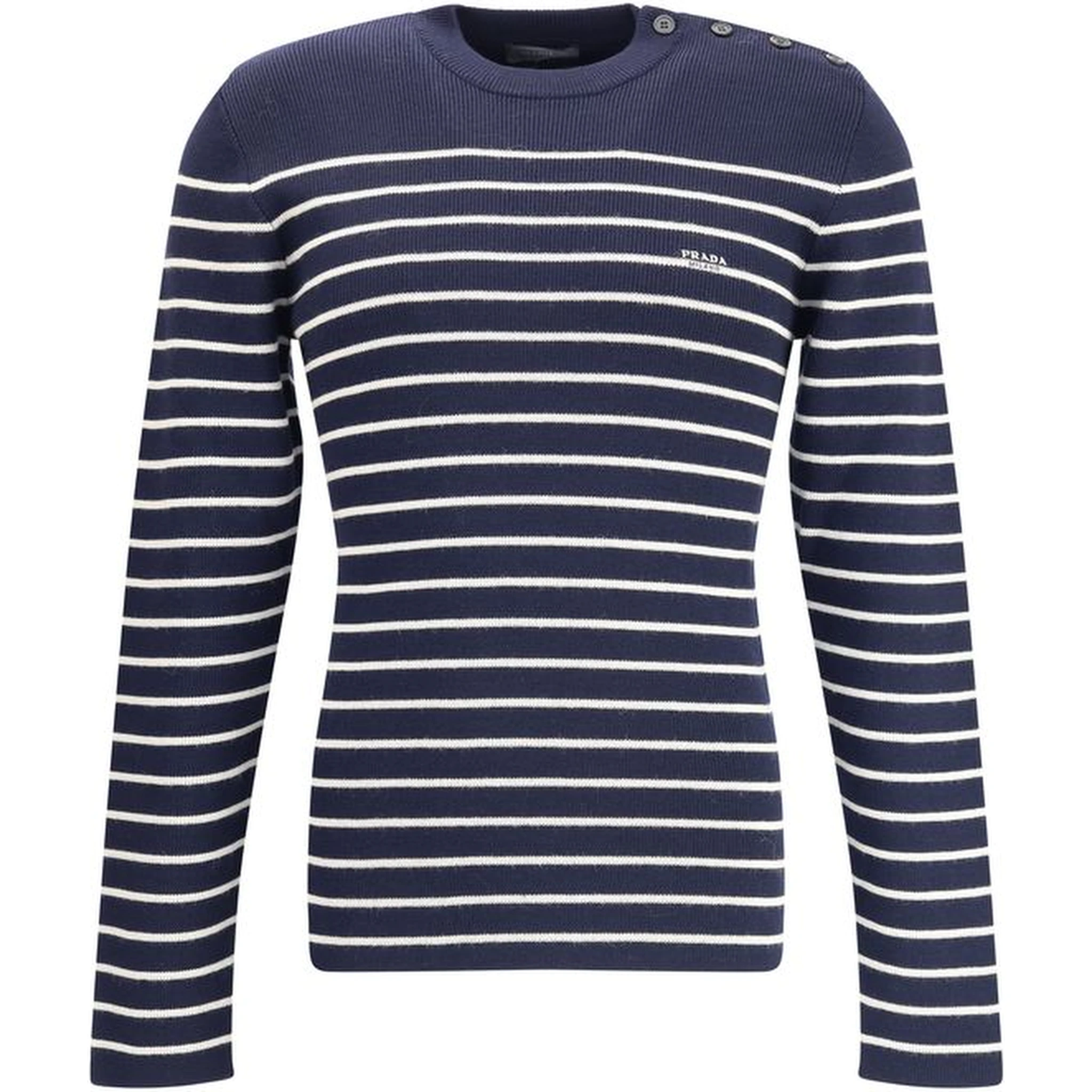 سويت شيرت من الصوف الأزرق