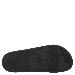 Black Cotton Slippers