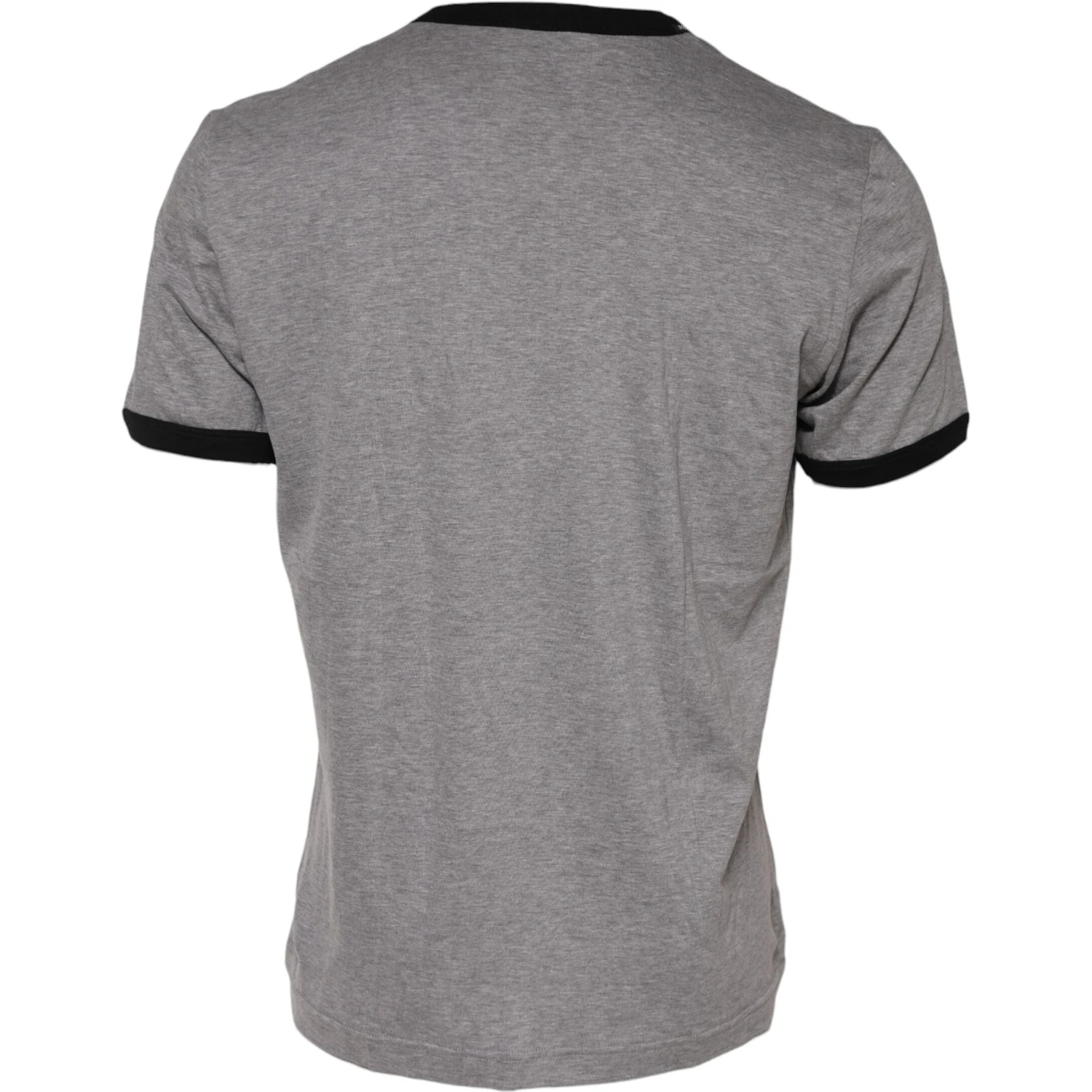 Gray Sacred Heart Cotton Crew Neck T-shirt