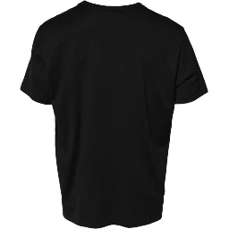 Black Chain Necklace Cotton Crewneck T-shirt